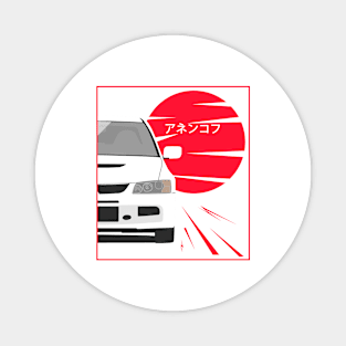 Mitsubishi Lancer Evolution Front View Magnet